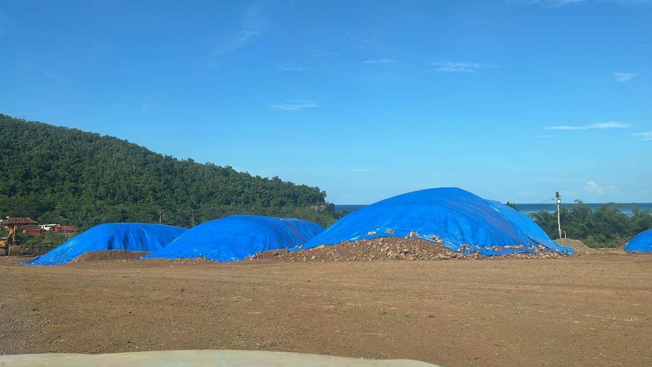 Mining Stockpile Cover